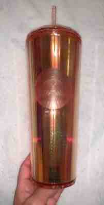 starbucks iridescent tumbler 2020 Kaleidescope Rose Gold - Sold on eBay Jul 13, 2021 for $30.00