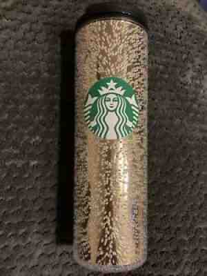 Starbucks 2020 Bubble Tumbler Hot Cold Gold Black New 16 oz Shiny Fun - Sold on eBay Jun 21, 2021 for $19.99