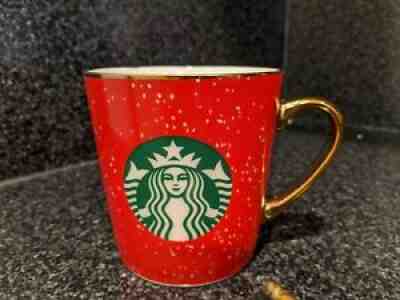 2020 Starbucks 18 Oz Holiday Mug ~ Red & Gold ~ - Sold on eBay Jul 07, 2021 for $14.99