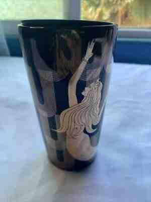 2020 Starbucks Christmas Double Wall Ceramic Gold Blue Siren Mermaid Tumbler - Sold on eBay Aug 15, 2021 for $19.90