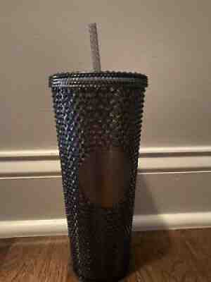 Starbucks 2020 China Black Gold 25oz Studded Shinning Diamond Tumbler Straw Cup - Sold on eBay Aug 05, 2021 for $39.00