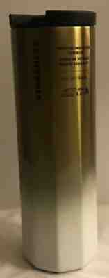Starbucks 2020 Holiday Gold to White Ombre Vacuum Insulated Tumbler 16 fl oz - Sold on eBay Jul 17, 2021 for $13.49