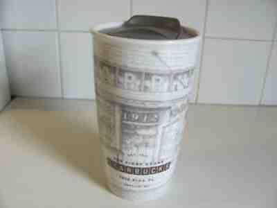 2016 Ceramic Tumbler First Starbucks Store Seattle Pike Place with Lid - Sold on eBay Jul 01, 2021 for $11.99