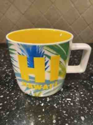 Starbucks HI Hawaii Collection 2016 Mug: tropical with palm fronds: coffee & tea - Sold on eBay Aug 21, 2021 for $9.99