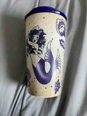 Starbucks Mermaid Tumbler Ceramic Siren Sailor Tattoo 12 oz Cup 2016 Purple Blue - Sold on eBay Aug 02, 2021 for $53.00