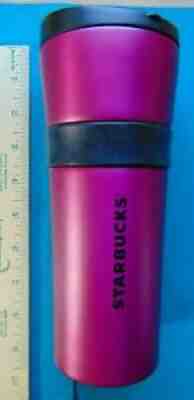 NEW 2016 STARBUCKS STAINLESS STEEL PURPLE TRAVEL TUMBLER COFFEE MUG 16 oz - Sold on eBay Jun 20, 2021 for $22.01