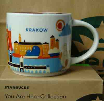Starbucks City Mug Cup You are here Series YAH Krakow Poland 14oz NEW - Sold on eBay Sep 05, 2021 for $45.95