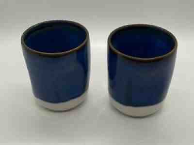 2008 Starbucks Ceramic Coffee Espresso 8 oz. Blue Dimpled Cups/Mugs No Handle - Sold on eBay Jun 28, 2021 for $26.00