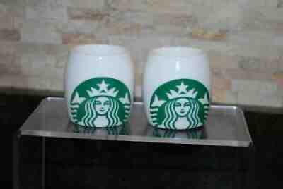 Pair - STARBUCKS BARREL MINI MUG ESPRESSO CUP 3 OZ MERMAID LOGO - Sold on eBay Jul 06, 2021 for $9.99