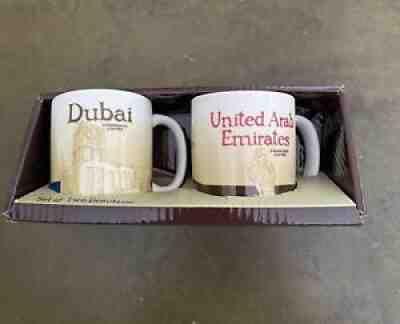 NIB Starbucks Set of 2 Demitasse Espresso Cups/Mugs Dubai & United Arab Emirates - Sold on eBay Jun 22, 2021 for $27.99