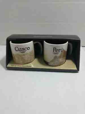 Set of 2 Starbucks Espresso Cups Cusco & Peru Demitasse 3 oz/89ml New in Box - Sold on eBay Jul 04, 2021 for $30.00