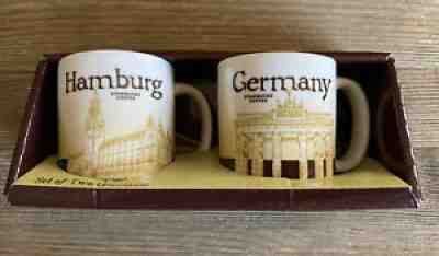 Set of 2 Starbucks Espresso Cups Hamburg & Germany Demitasse 3 oz/89ml NIB - Sold on eBay Sep 13, 2021 for $34.99
