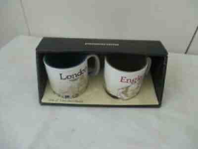SET OF 2 Starbucks Demitasse Mugs Espresso Cups London England NIB - Sold on eBay Jul 18, 2021 for $9.57