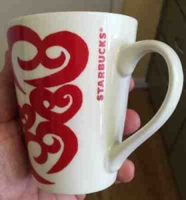 2016 Starbucks Coffee Cup Mug Red Hearts White Background 12 Oz Excellent Shape! - Sold on eBay Jul 19, 2021 for $12.95
