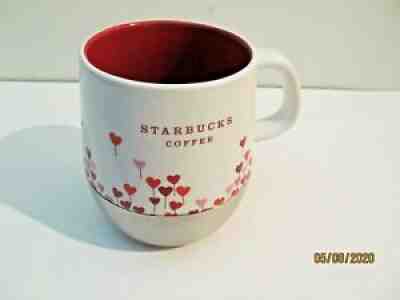 Starbucks Coffee Co. 2007 Mug Hearts Valentine's Ceramic and Stainless 14 Fl oz - Sold on eBay Sep 05, 2021 for $8.00