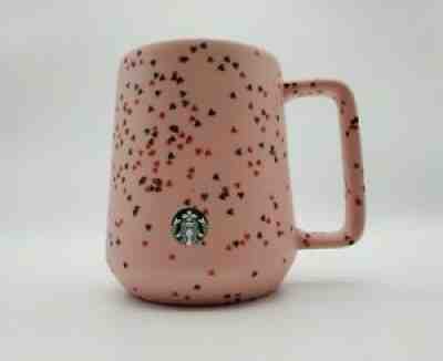 Starbucks 2019 Valentine Confetti Heart 14 oz ceramic mug, Limited Edition - NEW - Sold on eBay Sep 11, 2021 for $45.00