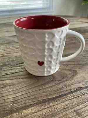 Starbucks 2007 Valentineâ??s Day Embossed Heart Mug 16 Oz. - Sold on eBay Aug 26, 2021 for $5.00