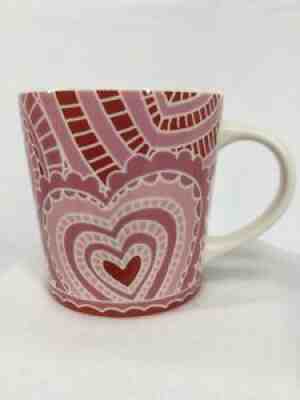 Starbucks Pink Lace Hearts Valentines Day Coffee Tea 16 oz Mug Cup 2005 Cute - Sold on eBay Jul 18, 2021 for $11.00
