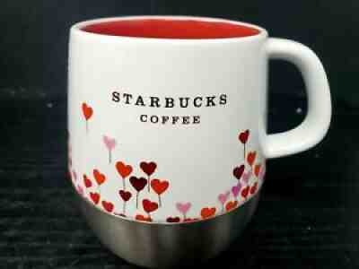 Starbucks 2007 Hearts Stainless Steel NonSlip Coffee Cup Mug Valentines Day 14oz - Sold on eBay Sep 12, 2021 for $20.04