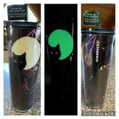 Starbucks Limited Edition Halloween 2021 Glow in the Dark Black Cat Tumbler - Sold on eBay Sep 05, 2021 for $51.00