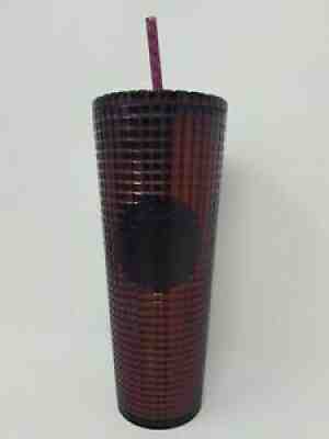 Starbucks Studded 20 Dark Plum Maroon Wine Burgundy 24 oz Tumbler NWT free ship - Sold on eBay Jul 21, 2021 for $36.00
