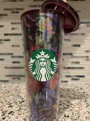 New Starbucks Fall 2021 Rising Floral 24oz Cold Cup - Sold on eBay Aug 12, 2021 for $54.00