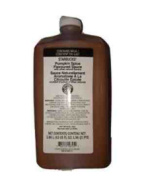 Starbucks Pumpkin Spice Sauce RARE! NEW! 63oz Best Before 3/2021 - Sold on eBay Aug 23, 2021 for $31.00