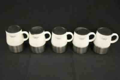 5x Starbucks 14oz Urban Desk Stainless Ceramic Bottle Travel Coffee Mugs 5"x3" - Sold on eBay Aug 29, 2021 for $16.10
