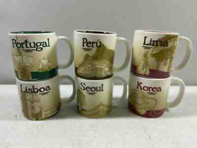 Lot of 6 STARBUCKS Coffee Espresso Demitasse Collector Series Mini Mug 3 oz - Sold on eBay Jul 20, 2021 for $49.95