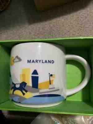 starbucks you are here mug 14oz Maryland - Sold on eBay Jul 06, 2021 for $8.00