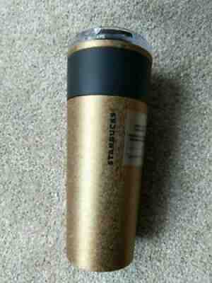 Starbucks Fall 2021 Black Grip Gold Marble Stainless Steel 16oz Tumbler - Sold on eBay Sep 13, 2021 for $24.50