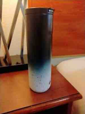 STARBUCKS BLACK GRADIENT SPECKLE STAINLESS STEEL TUMBLER HOT CUP VENTI FALL 2020 - Sold on eBay Sep 05, 2021 for $22.00