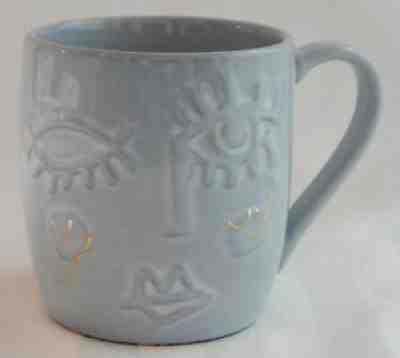 NEW STARBUCKS 2016 Wink Eye Face Embossed 3-D Mug 11 oz Box with SKU Tag - Sold on eBay Aug 02, 2021 for $5.99
