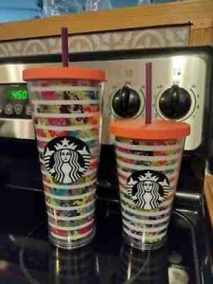 Starbucks Floral Stripe Set HTF - Sold on eBay Sep 14, 2021 for $215.50