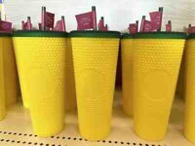 2021 Starbucks China 24oz Tumbler Barbie Pink Matte Gradient Pink Butter Yellow - Sold on eBay Jul 29, 2021 for $68.99
