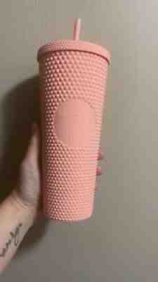matte pink studded starbucks tumbler - Sold on eBay Sep 01, 2021 for $88.00