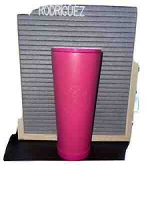 2018 Starbucks Barbie Hot Pink Matte Tumbler 24oz Stainless Steel HTF RARE EUC - Sold on eBay Aug 13, 2021 for $125.00