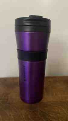 Starbucks 2011 Purple Travel Tumbler Stainless Steel Coffee Mug Insulated 16 oz - Sold on eBay Jul 17, 2021 for $10.50