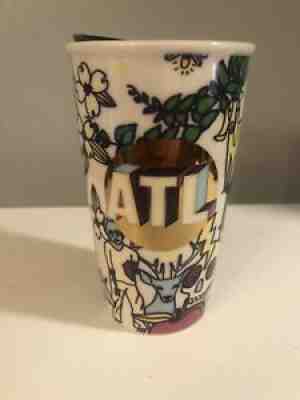 Starbucks Ceramic Travel Mug With Lid ATL - Sold on eBay Aug 30, 2021 for $15.00