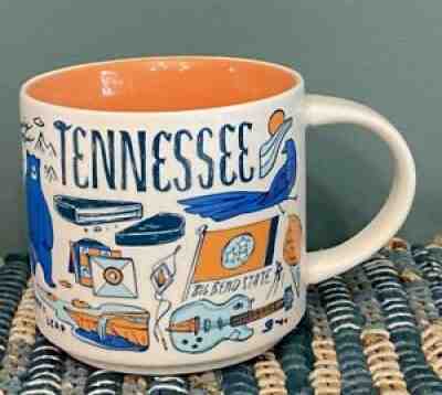 Starbucks Been There Series Tennessee Blue & Orange Ceramic w/ Handle Mug 2017 - Sold on eBay Jul 26, 2021 for $9.99