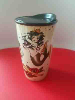 2015 Starbucks Mermaid Siren Tattoo 12 oz. Travel Mug Ceramic tumbler - Sold on eBay Jul 21, 2021 for $46.00