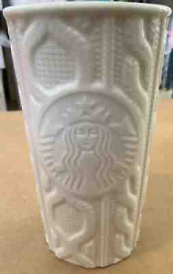 Starbucks Tumbler Travel Mug Cable Knit Sweater 2016 Ivory Holiday & Lid 10 Oz - Sold on eBay Jul 28, 2021 for $5.50