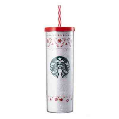 Starbucks Korea 2016 Santa Barista Cylinder Cold Cup 502ml - Sold on eBay Aug 07, 2021 for $56.99