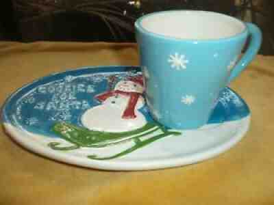 Starbucks Cookies For Santa Plate With Mug Snowman Chritmas Holiday 2006 - Sold on eBay Jul 16, 2021 for $14.95