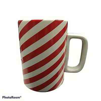 Starbucks 2018 Holiday Red White Candy Cane Stripe Santa Elf Gnome 12 oz Mug - Sold on eBay Sep 08, 2021 for $9.95
