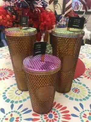 STARBUCKS TUMBLER 50th ANNIVERSARY 24 oz & 16 oz SET OF 3 NEW LIMITED EDITION - Sold on eBay Jun 29, 2021 for $75.00