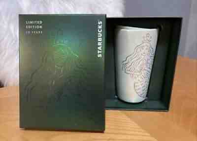 Starbucks Siren Mermaid Ceramic Tumbler 50th Anniversary Limited Edition 16oz - Sold on eBay Jul 10, 2021 for $34.00
