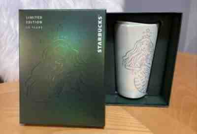 Starbucks Siren Mermaid Ceramic Tumbler 50th Anniversary Limited Edition 16oz - Sold on eBay Aug 08, 2021 for $33.19