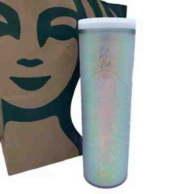 Starbucks 50th Anniversary Limited Edition 16oz Siren Mermaid Frosted Tumbler - Sold on eBay Aug 18, 2021 for $32.99