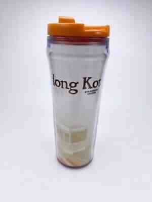 Starbucks Coffee 2008 12oz Hong Kong China Travel Mug Tumbler Orange Rare HTF - Sold on eBay Aug 10, 2021 for $11.99